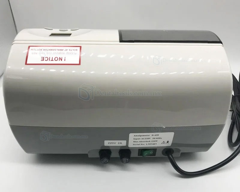 TPC D650 Amalgamador dental digital con temporizador autom&aacute;tico